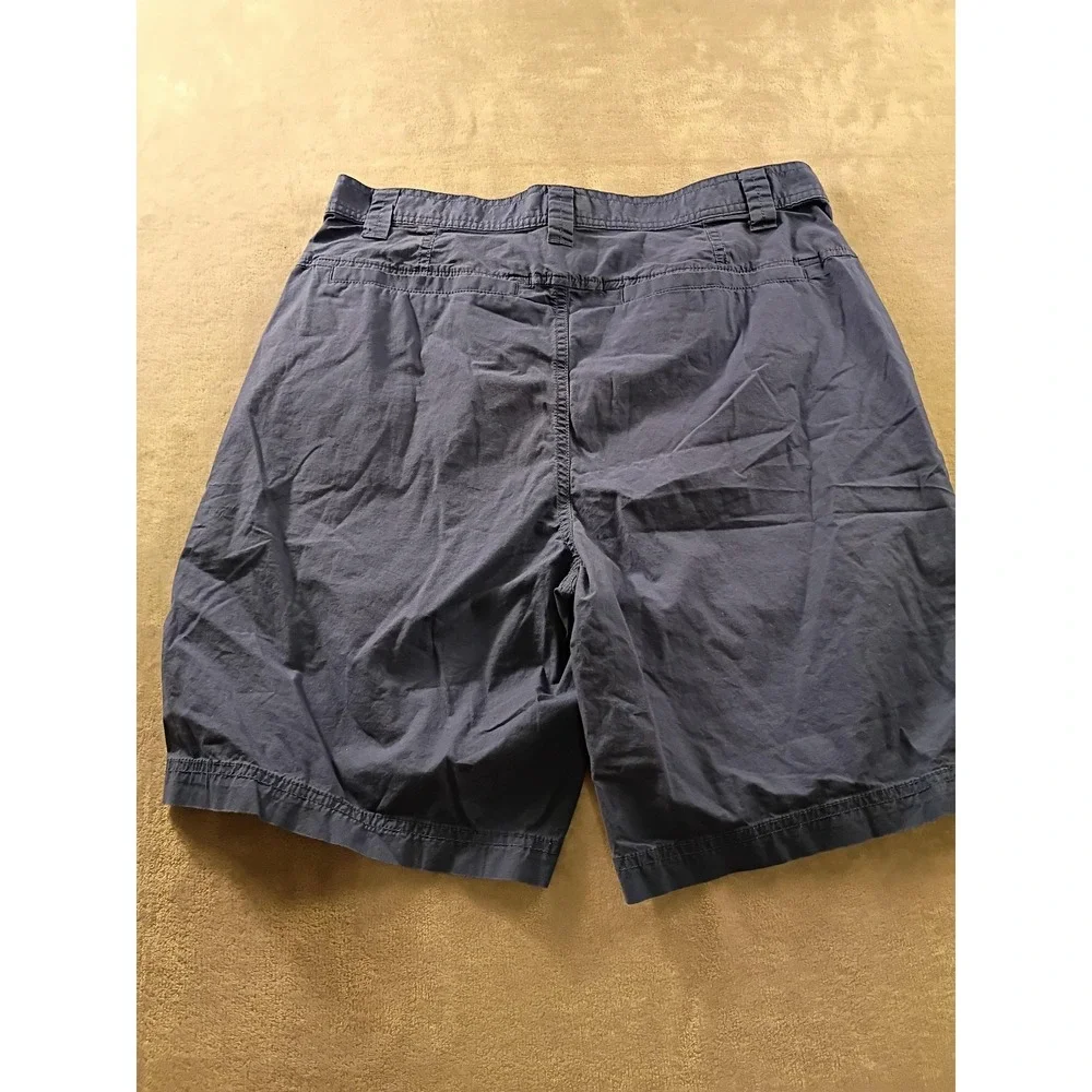 Ocean + Coast Shorts Mens 32 Blue Chino 9 Inseam Lightweight‎ Stretch Casual